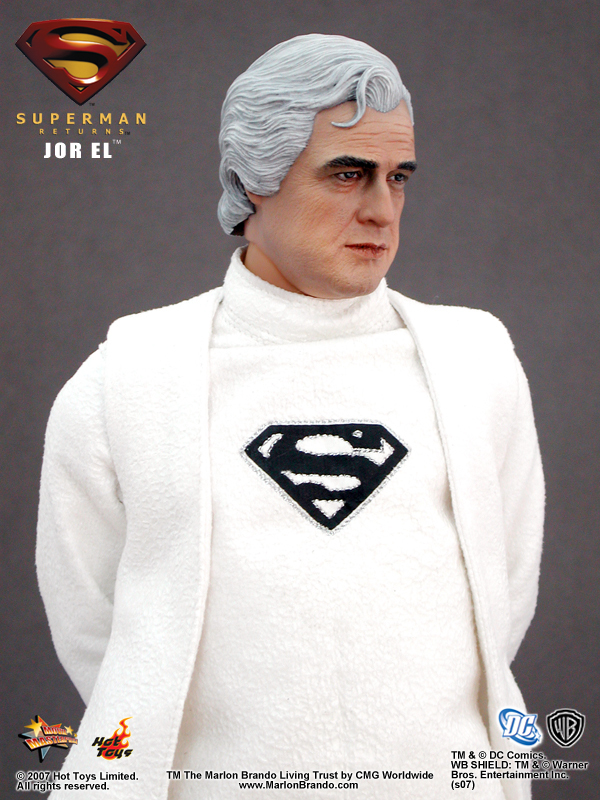 Hot Toys Marlon Brando Jor-el figure.
