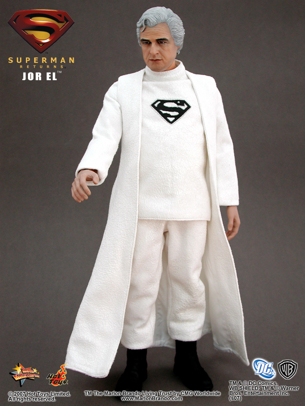 Hot Toys Marlon Brando Jor-el figure.
