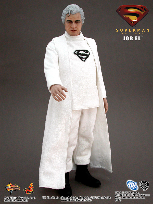 Hot Toys Marlon Brando Jor-el figure.