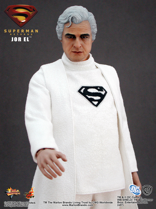 Hot Toys Marlon Brando Jor-el figure.