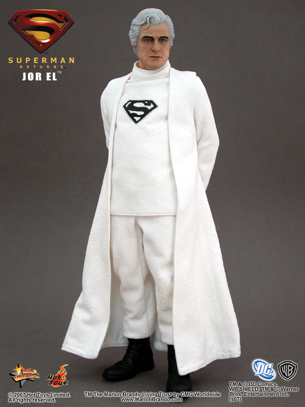 Hot Toys Marlon Brando Jor-el figure.