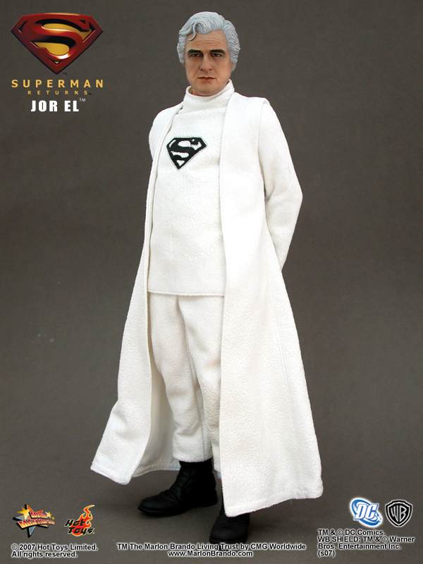 Hot Toys Marlon Brando Jor-el figure.