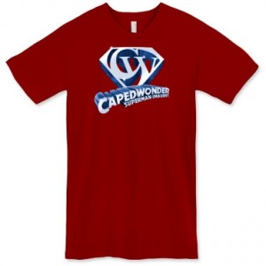 CapedWonder T-shirt - front.
