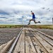 Jim Bowers jumps the very same tracks as Clark Kent did in Superman-The Movie.