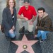 Rennie Cowan, Jim Bowers and Sam Rizzo at Christopher Reeve's star, January 2012.