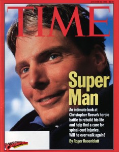 Christopher Reeve Time Magazine cover and article, August 26, 1996.