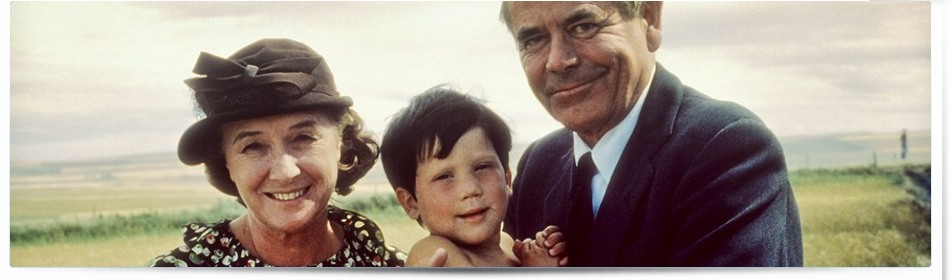 Phyllis Thaxter, Aaron Smolinski and Glenn Ford star in Superman-The Movie