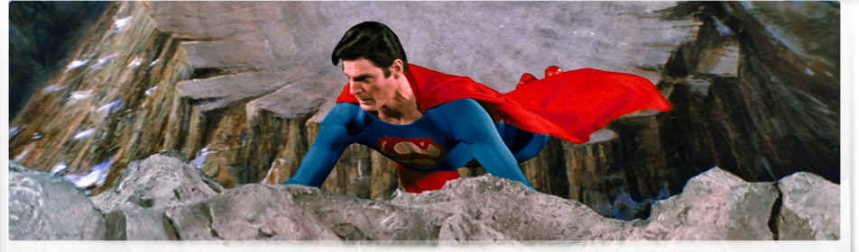 Superman IV Blu-ray screenshots.