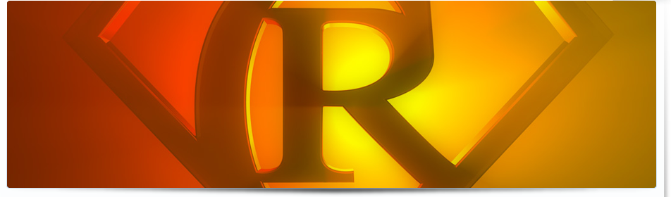 A "CR" shield as a tribute to Christopher Reeve after his passing on October 10, 2004