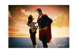 Valentine's Day Lois and Superman.