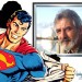 Jose Garcia-Lopez with his Superman.