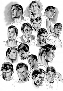 Christopher Reeve Superman & Clark Kent montage by Nacho Castro.