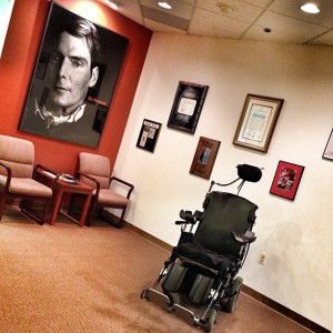 Christopher Reeve's wheelchair.