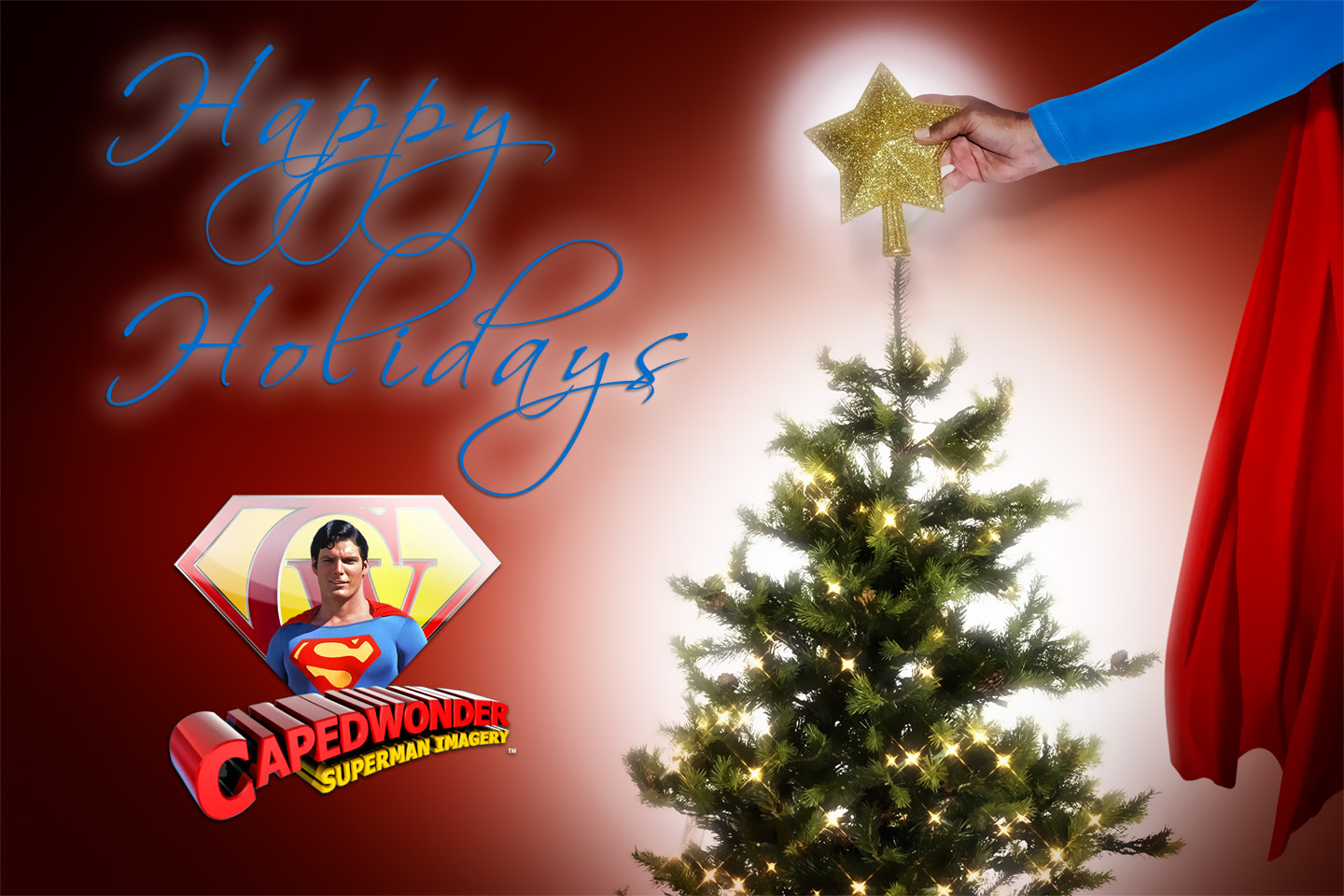 Cw Happy Holidays 2010 Capedwonder Superman Imagery