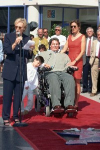 Christopher Reeve at the Hollywood Walk Fame