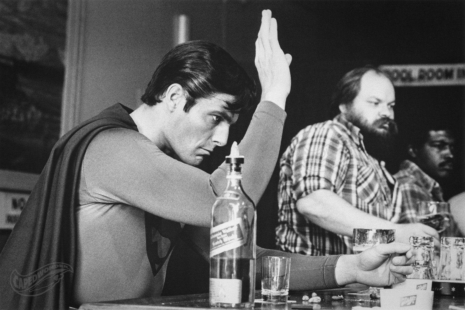 CW-SIII-Evil-Superman-bar-flicking-peanuts-B&W-1 CW-SIII-Evil-Superman-bar-flicking-peanuts-B&W-1