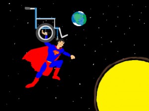 CW-tribute-art-Superman_in_space