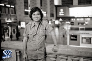 Ilya Salkind at Grand Central Station in New York City, July 1977.