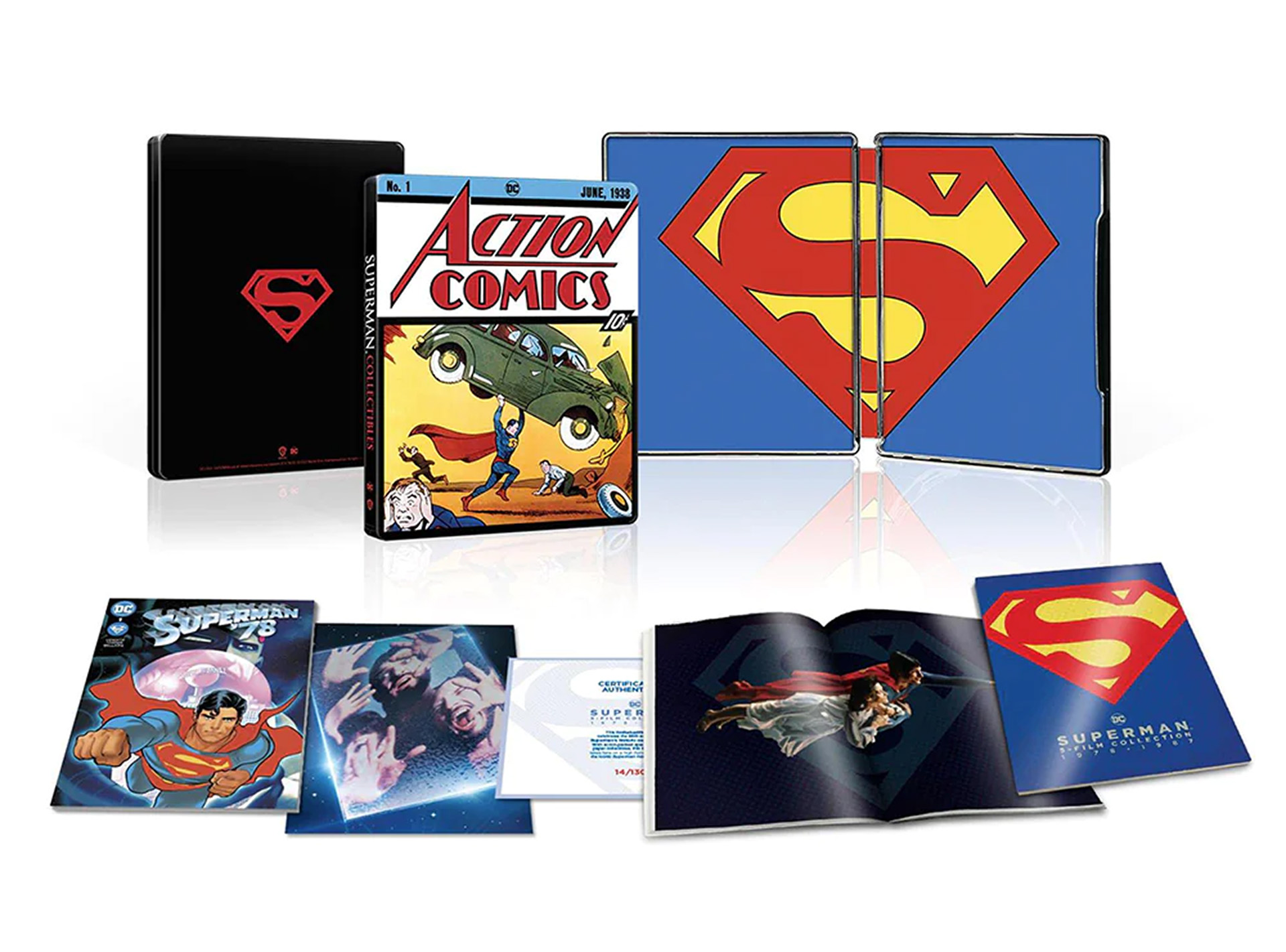 Superman-5-film collection-4K-steelbook-Action-box