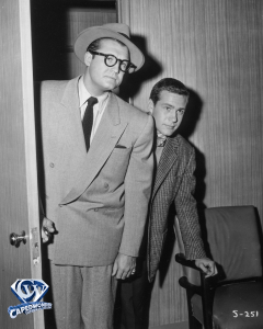 George Reeves and Jack Larson.