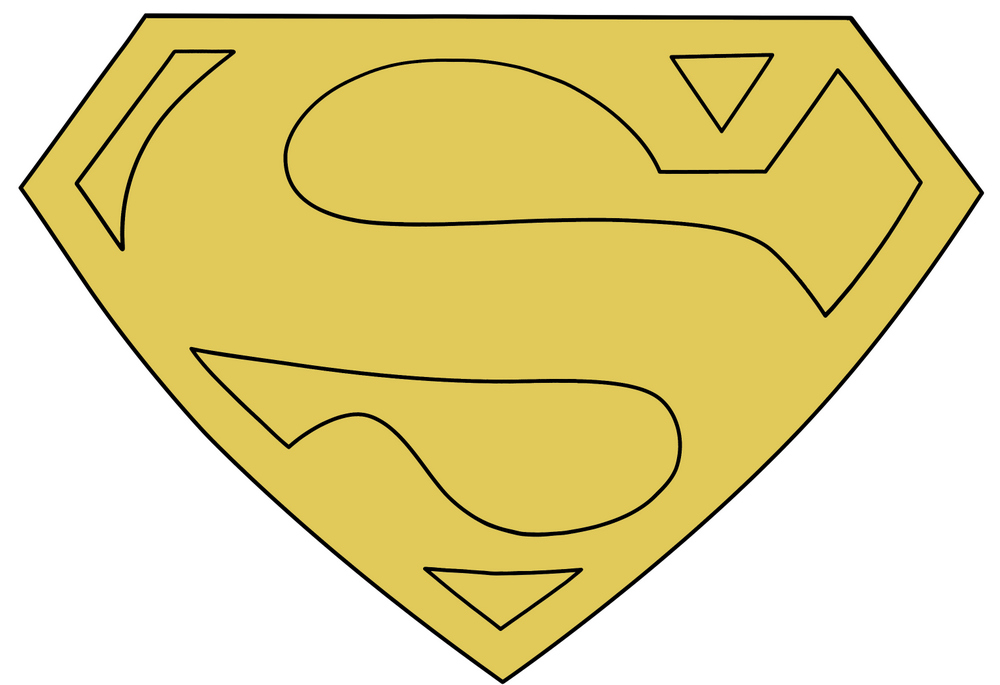 Choice of Sizes Kirk Alyn Superman Chest Logo Patch 